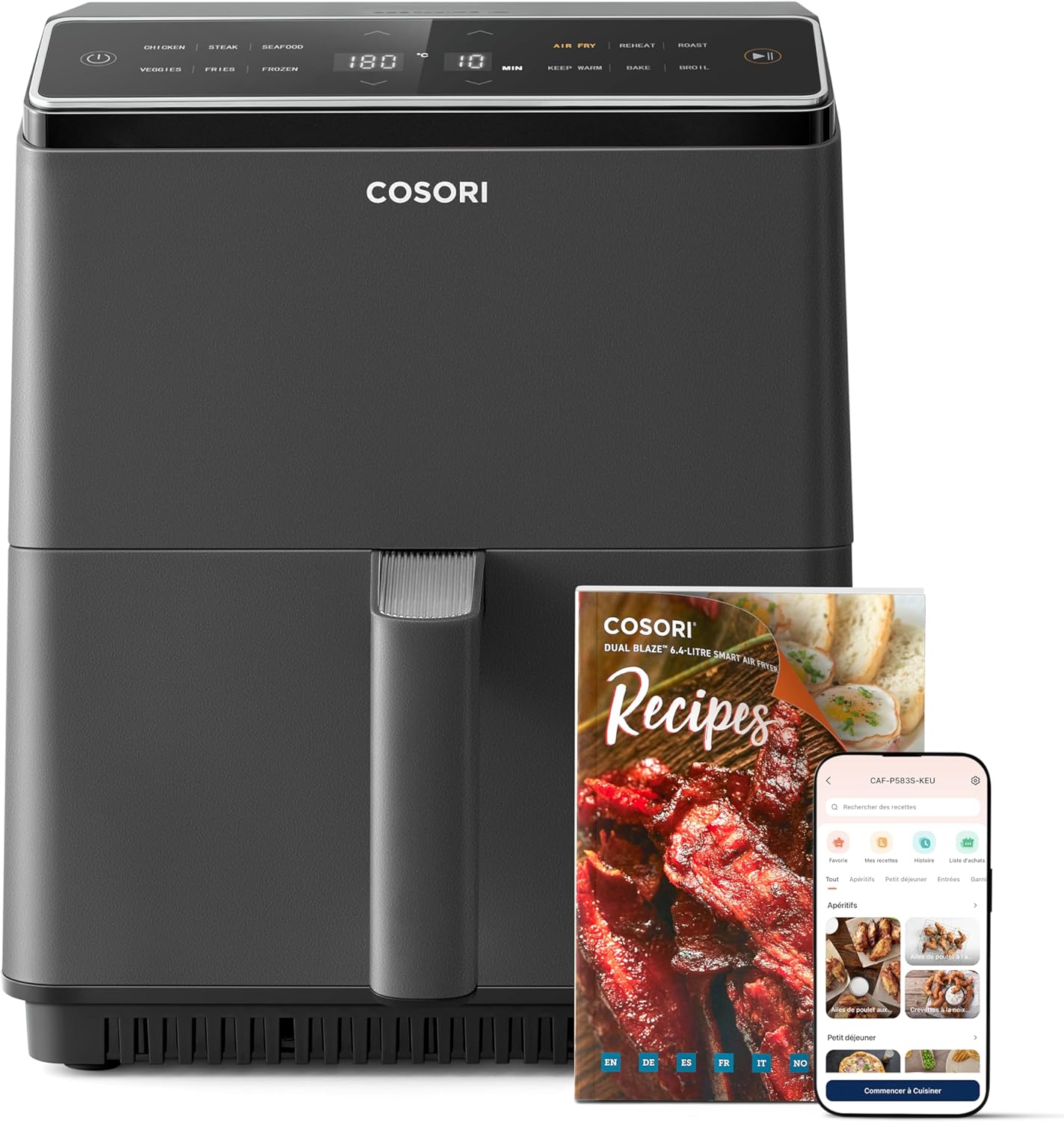Cosori Dual Blaze vs Philips Airfryer 5000 Series Connected
